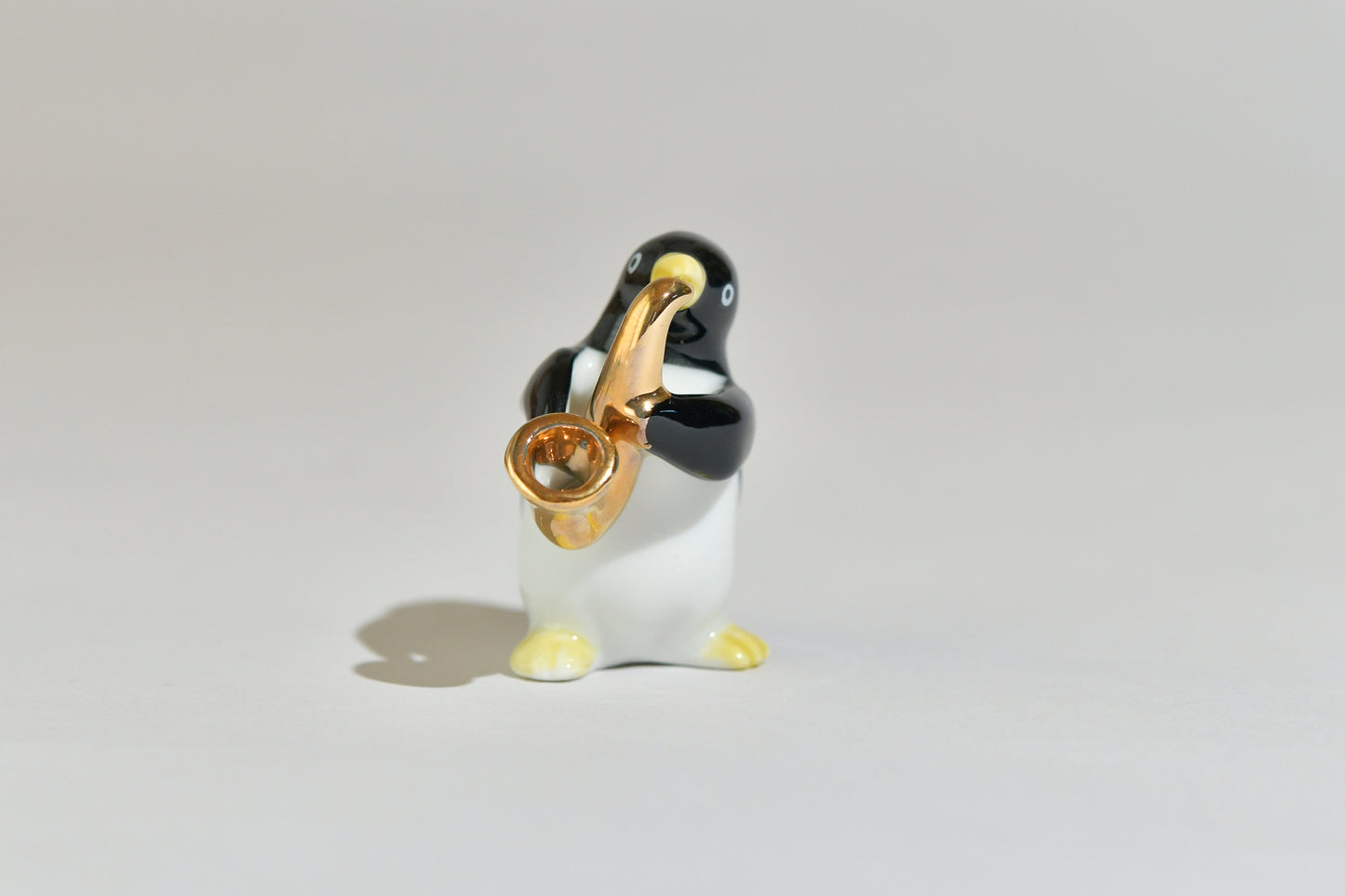 Set of 7 Pottery Penguins Orchestra Collection