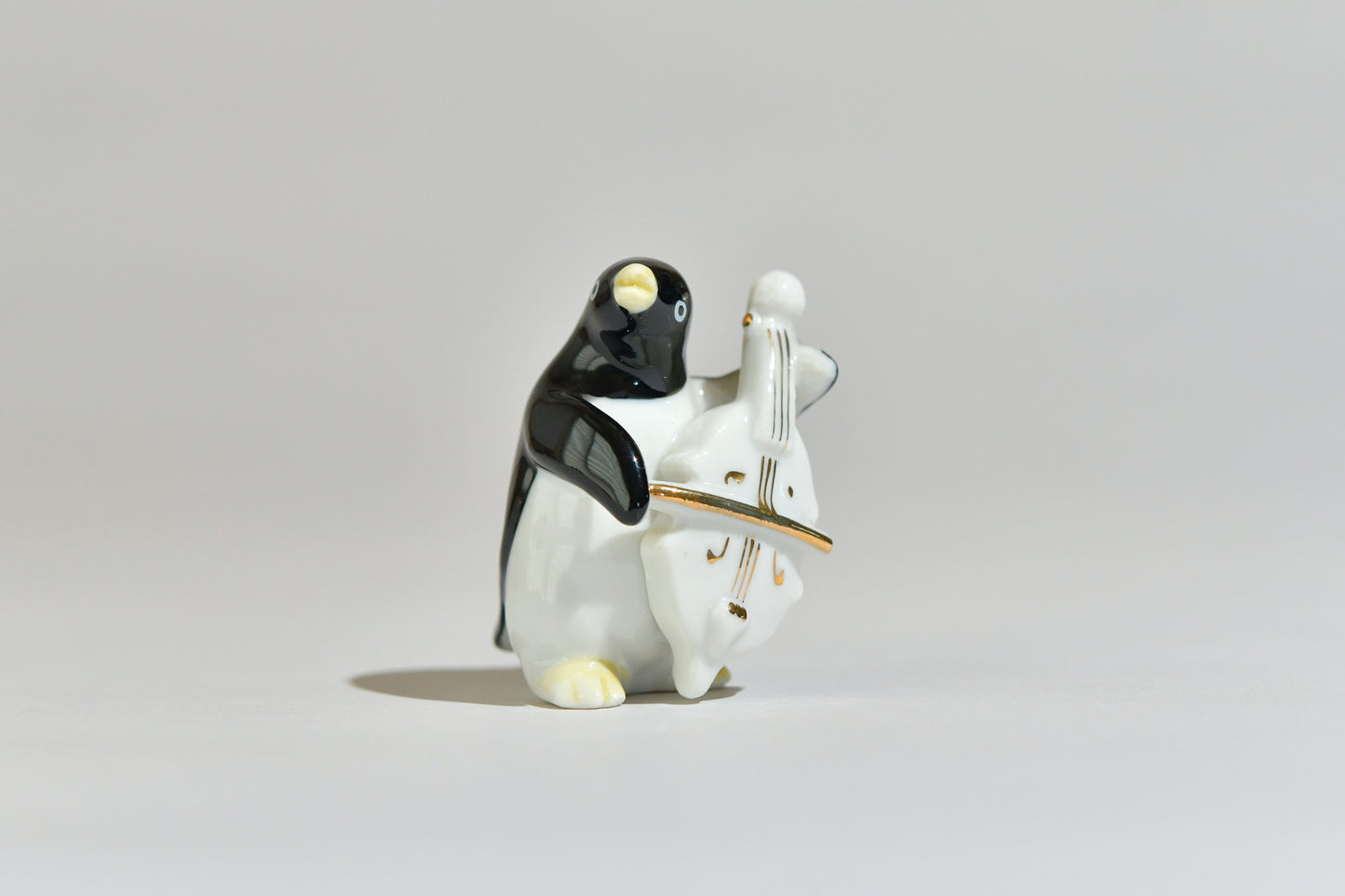 Set of 7 Pottery Penguins Orchestra Collection