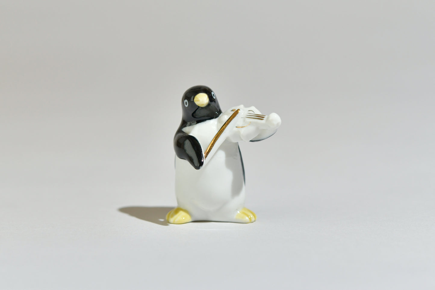 Set of 7 Pottery Penguins Orchestra Collection