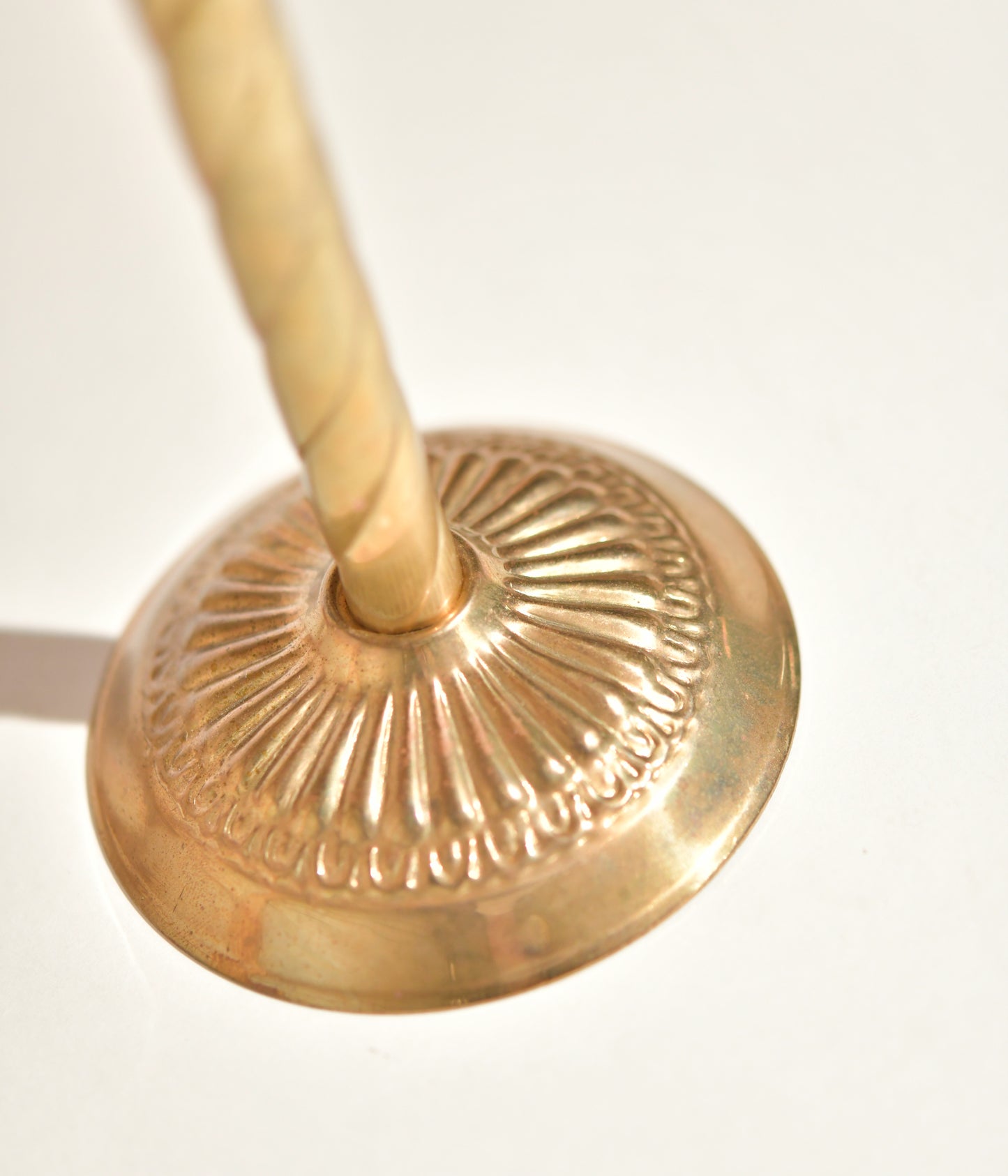 Vintage Brass Angel Kitchen Roll Holder