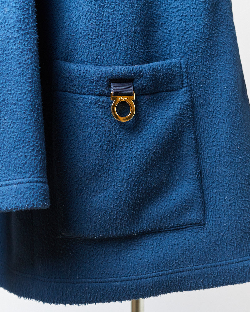 【SIZE:FREE】Salvatore Ferragamo フリースコート