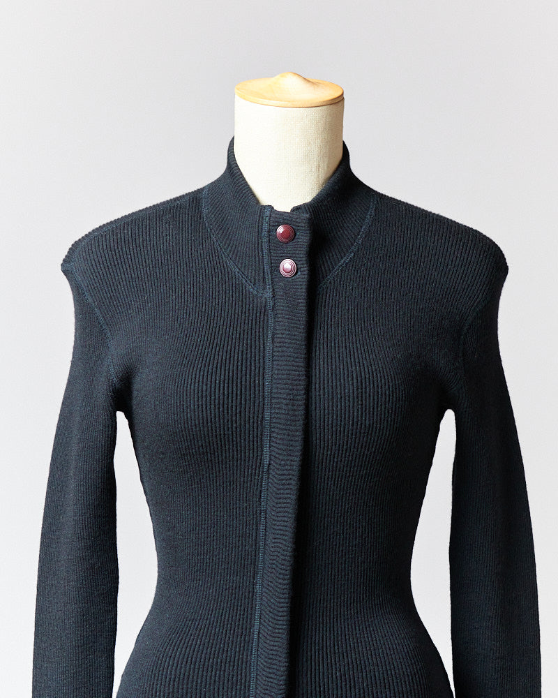 【SIZE:9】80s 90s ISSEY MIYAKE ニット ワンピース イッセイミヤケ