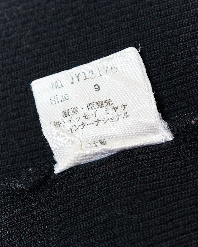 【SIZE:9】80s 90s ISSEY MIYAKE ニット ワンピース イッセイミヤケ