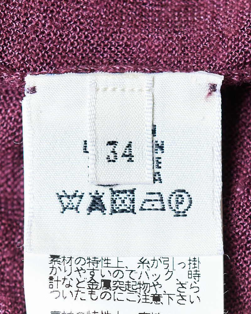 【SIZE:34】HERMES シルクリネン トップス