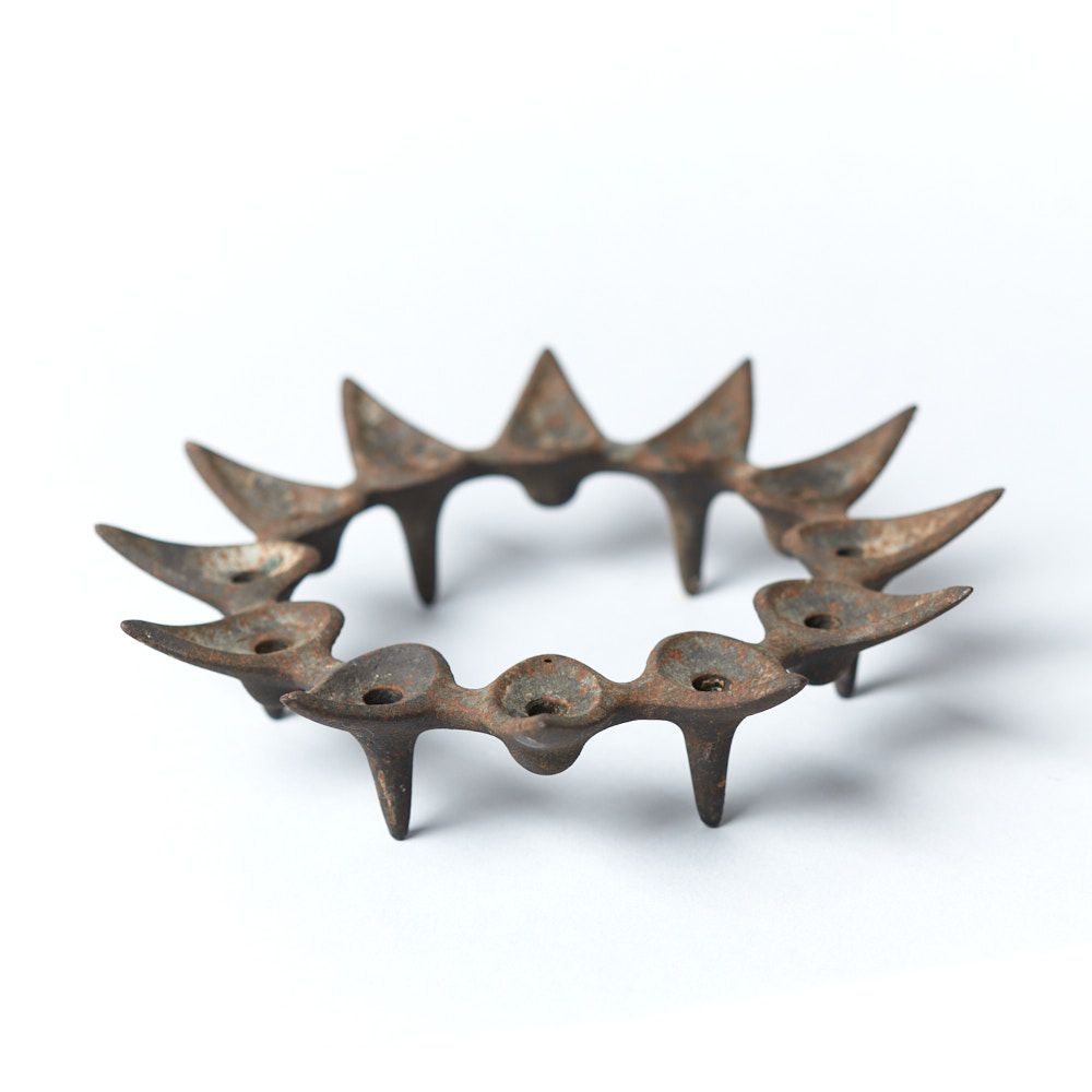 Vintage 1960's Dansk Cast iron candlestick holder by Jens H. Quistgaard 60s キャンドルホルダー