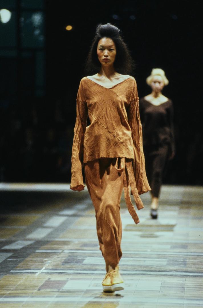 【SIZE:M】希少1998ss ISSEY MIYAKE リネンスカート