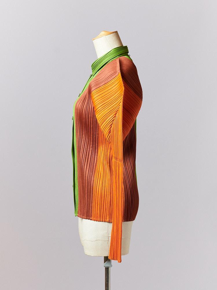 【SIZE:3】PLEATS PLEASE 長袖ボタンダウンシャツ