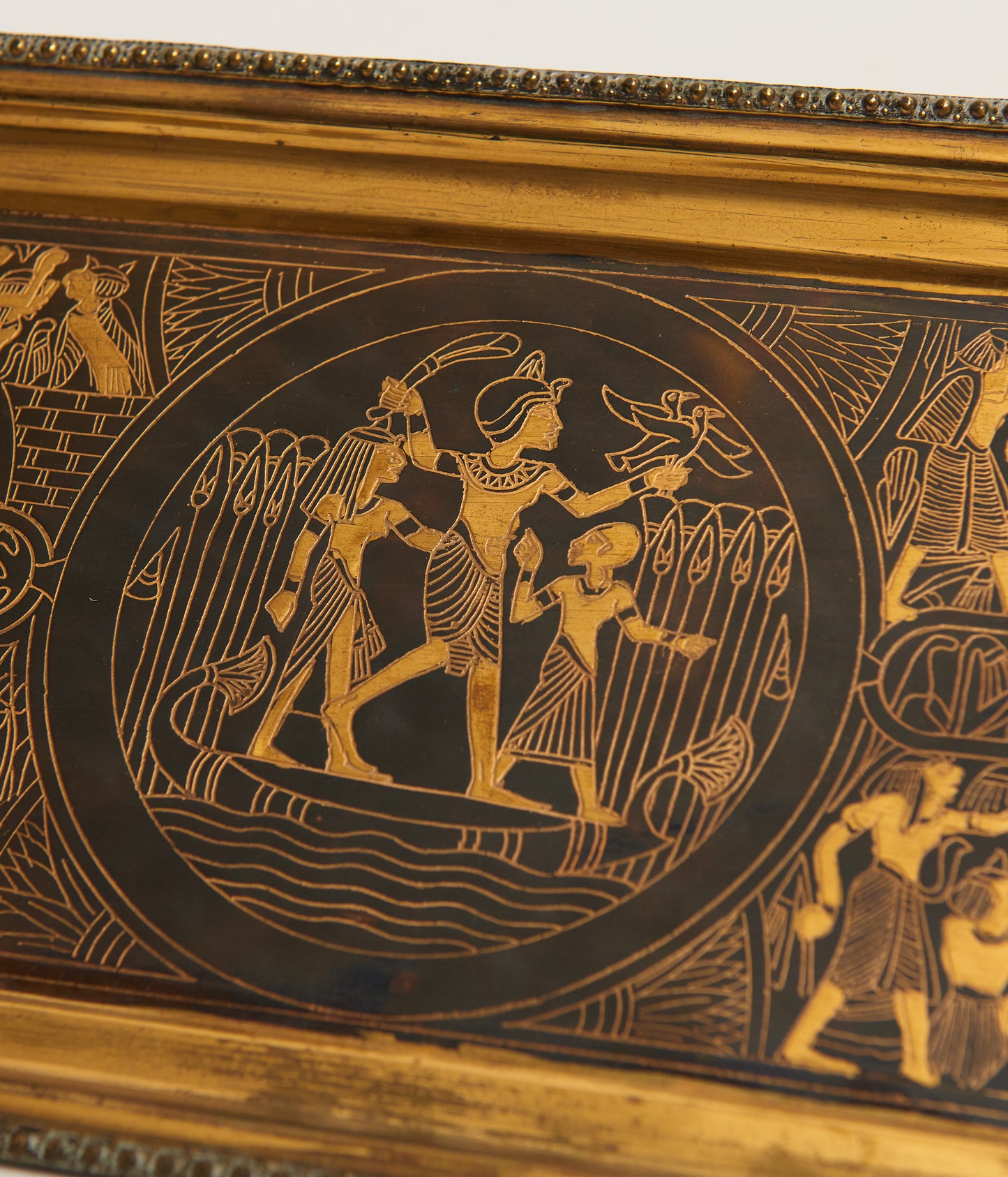 Egyptian Brass and Copper Plate/Wall Hanging