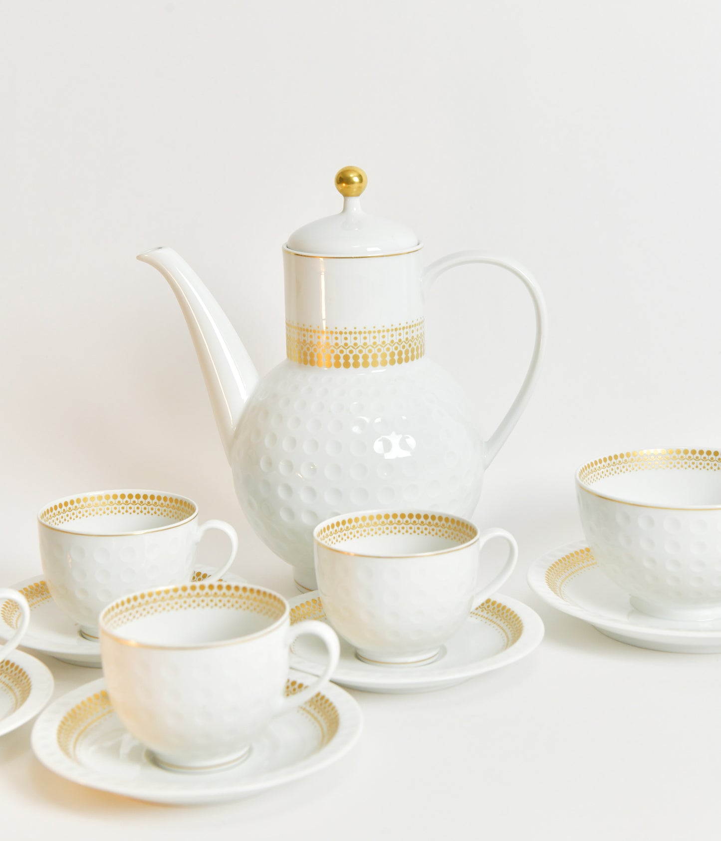 Arzberg Teapot 4 Sets with snack bowl