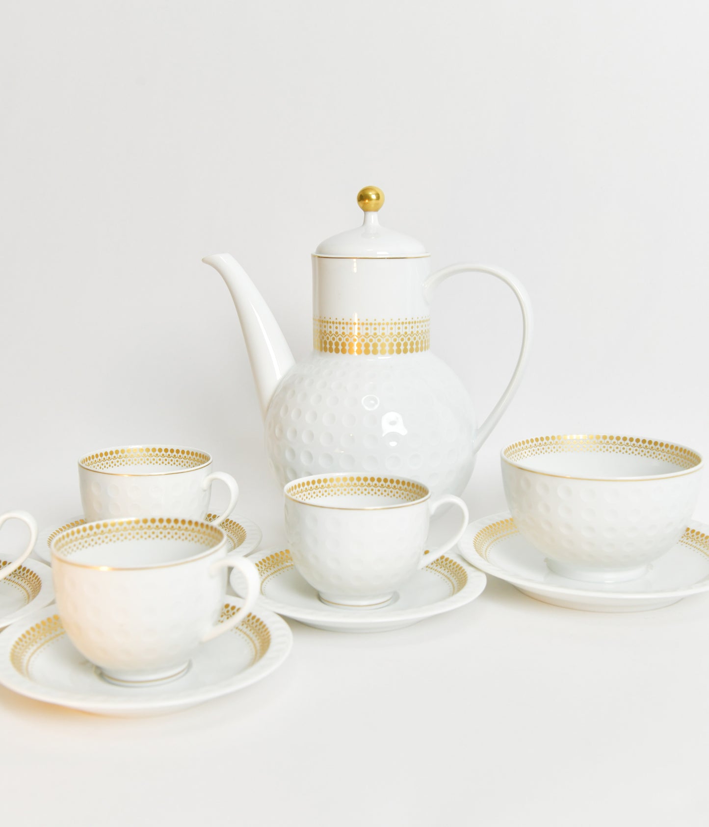 Arzberg Teapot 4 Sets with snack bowl