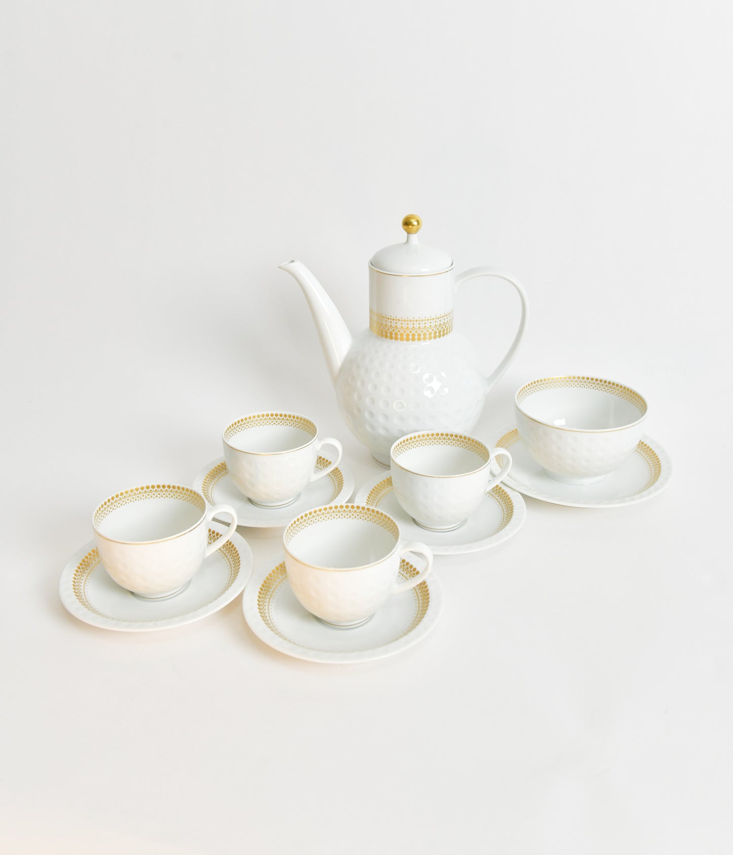 Arzberg Teapot 4 Sets with snack bowl