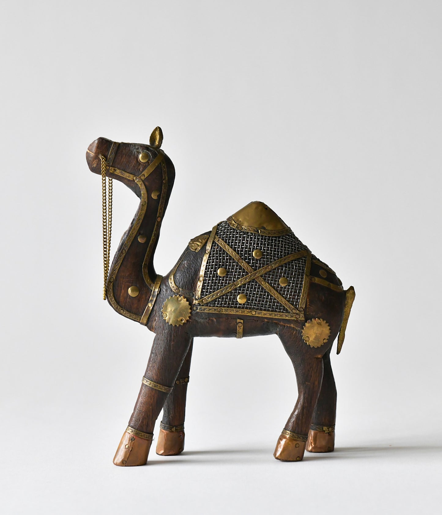 Wooden Camel Figure