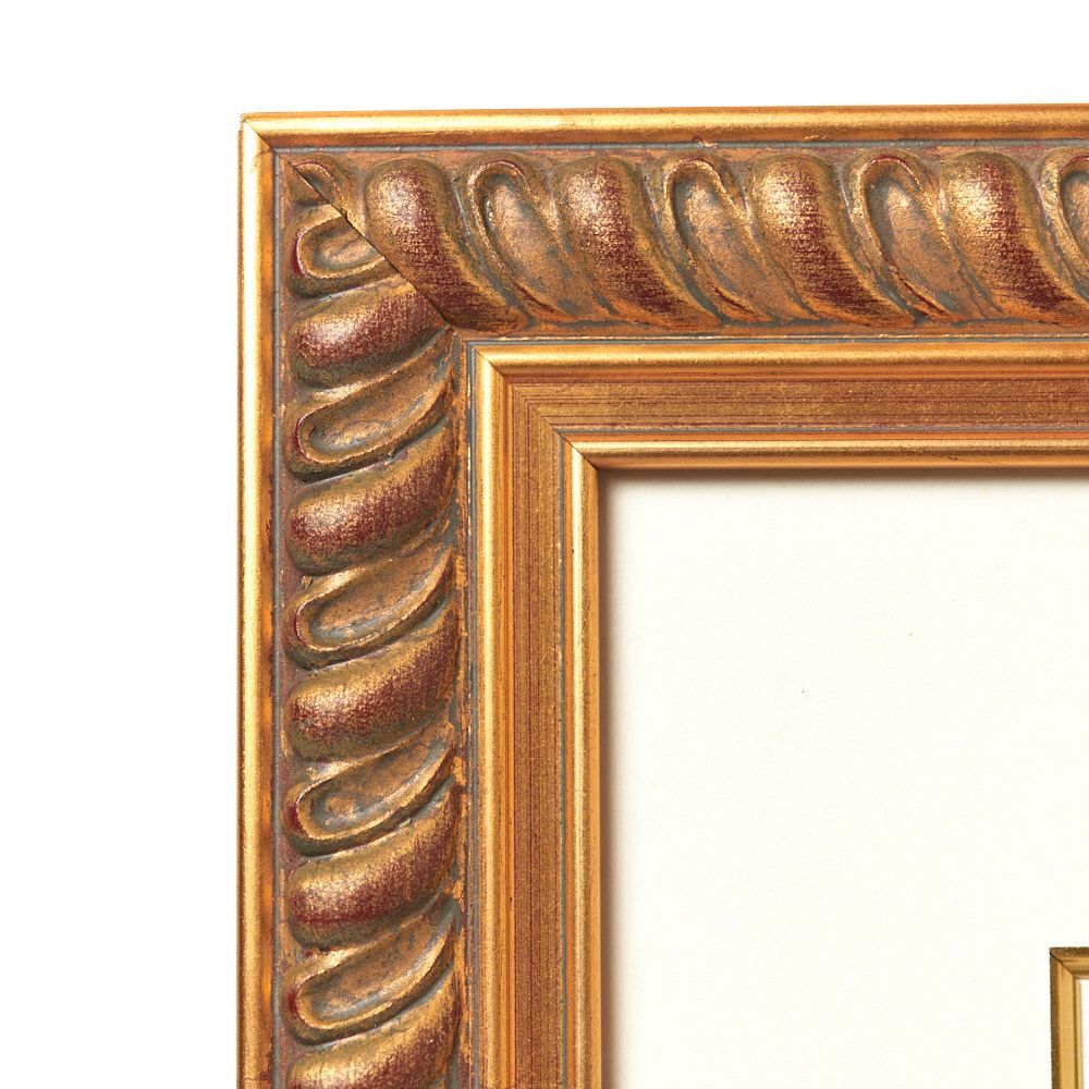 Patrick Reault "Orange Bouquet" w/frame lithograph 額装　壁掛け絵画