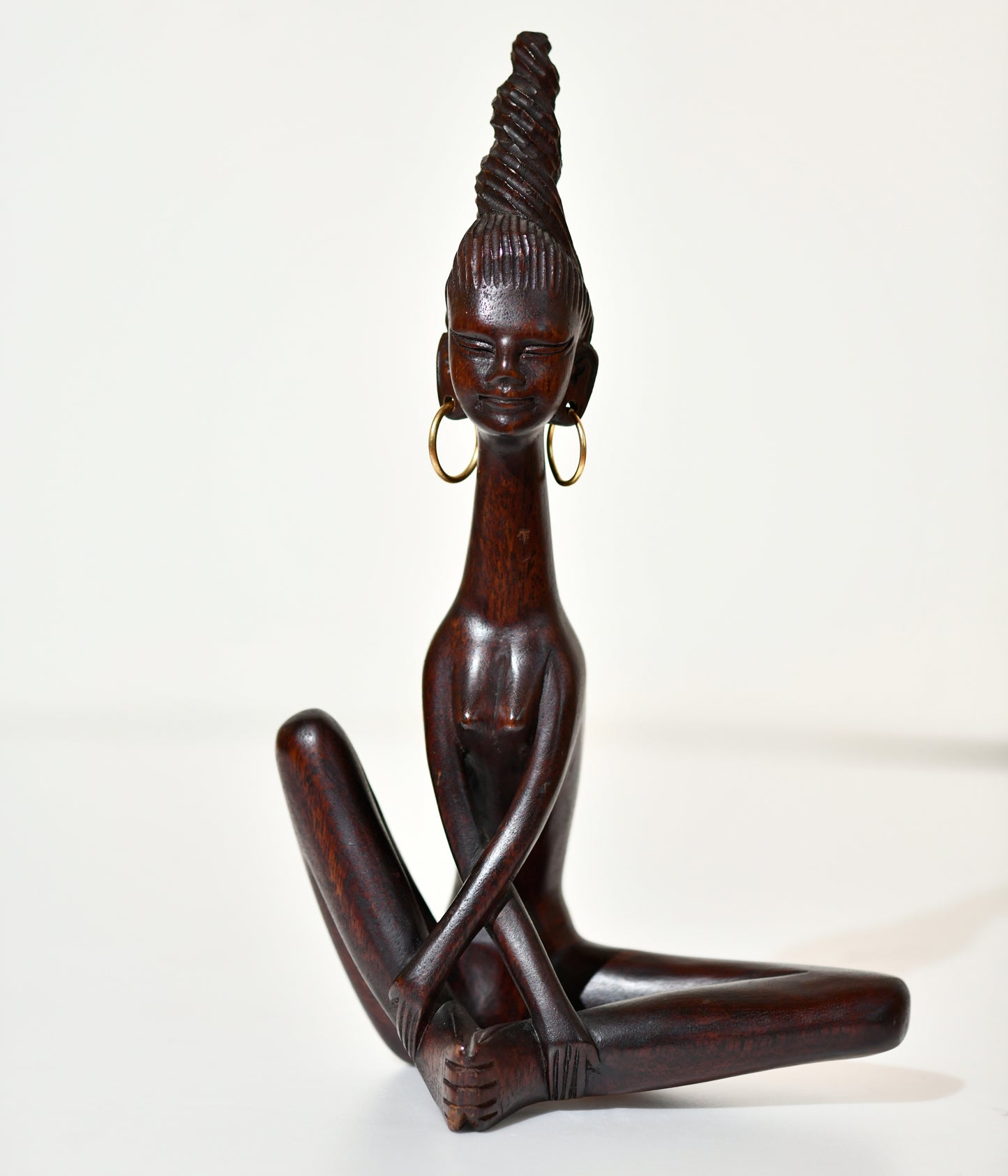 Hand Carved African Wood Statue