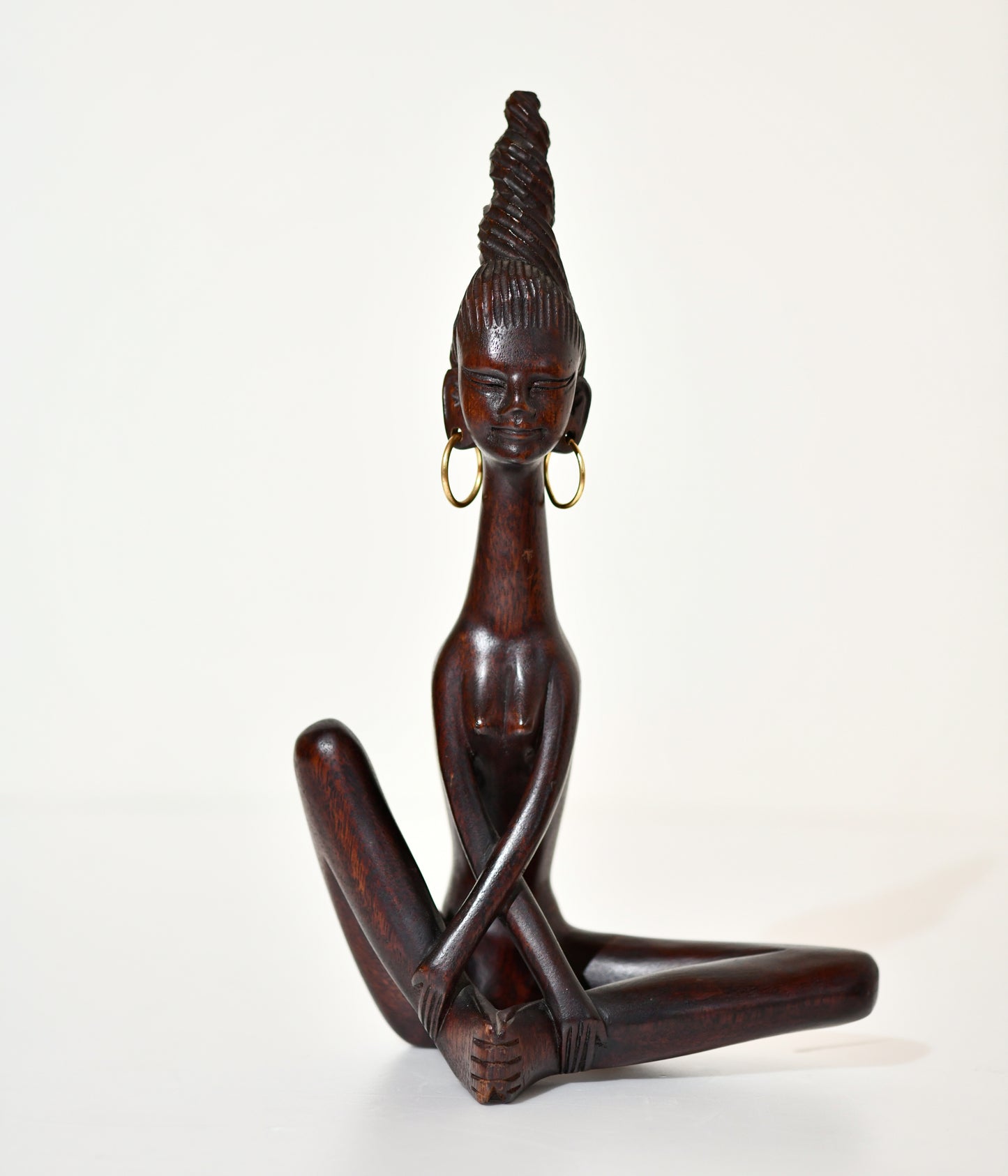 Hand Carved African Wood Statue