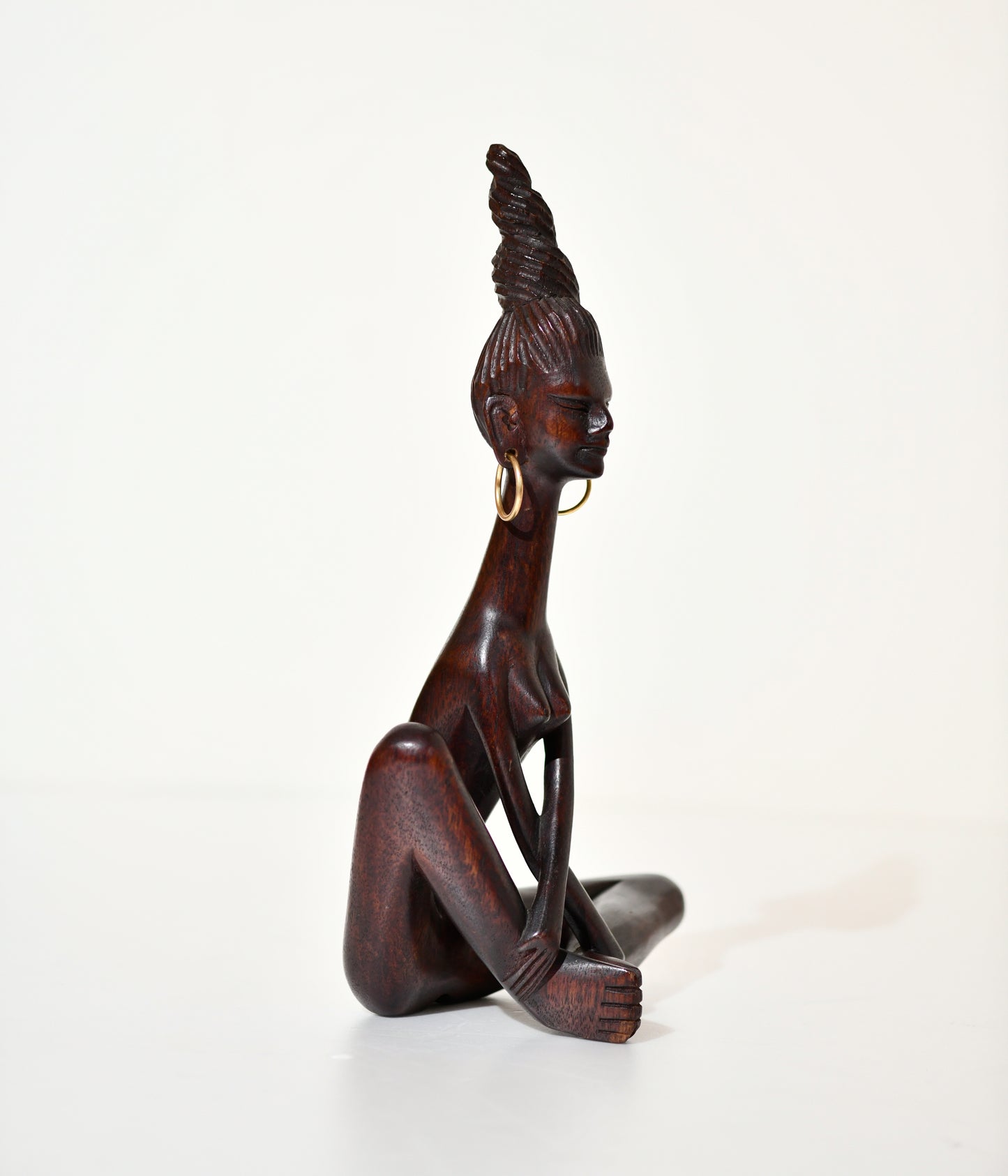 Hand Carved African Wood Statue