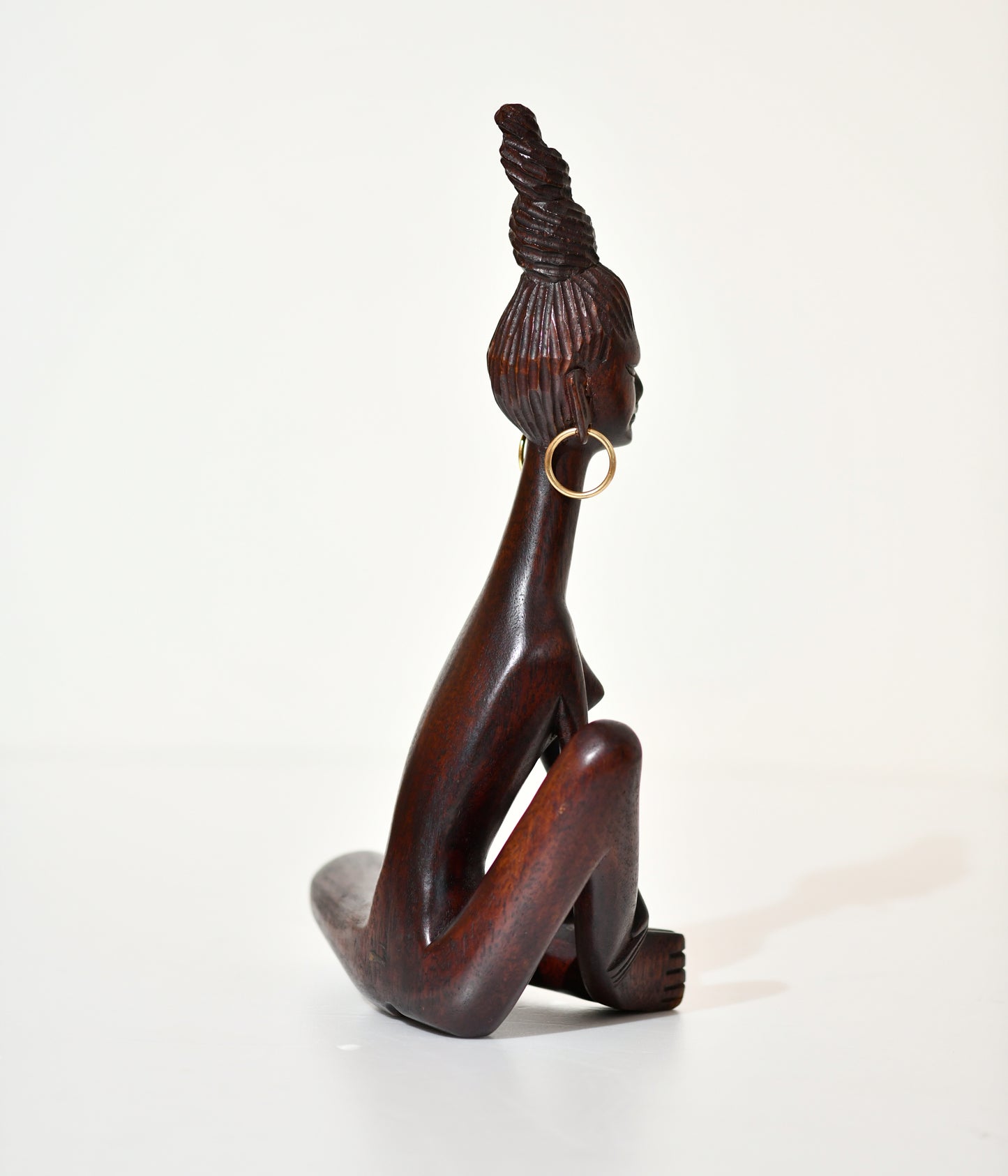 Hand Carved African Wood Statue