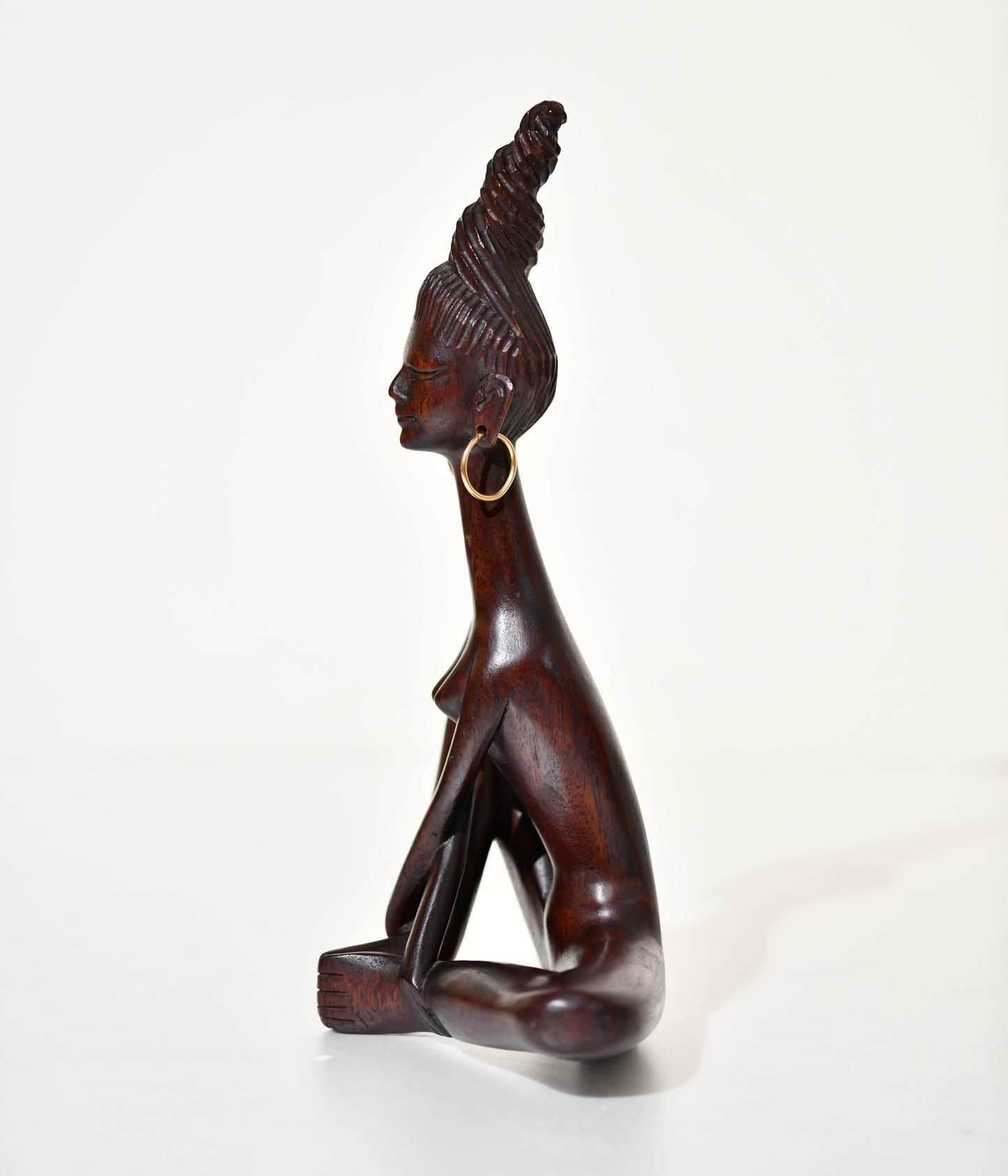 Hand Carved African Wood Statue