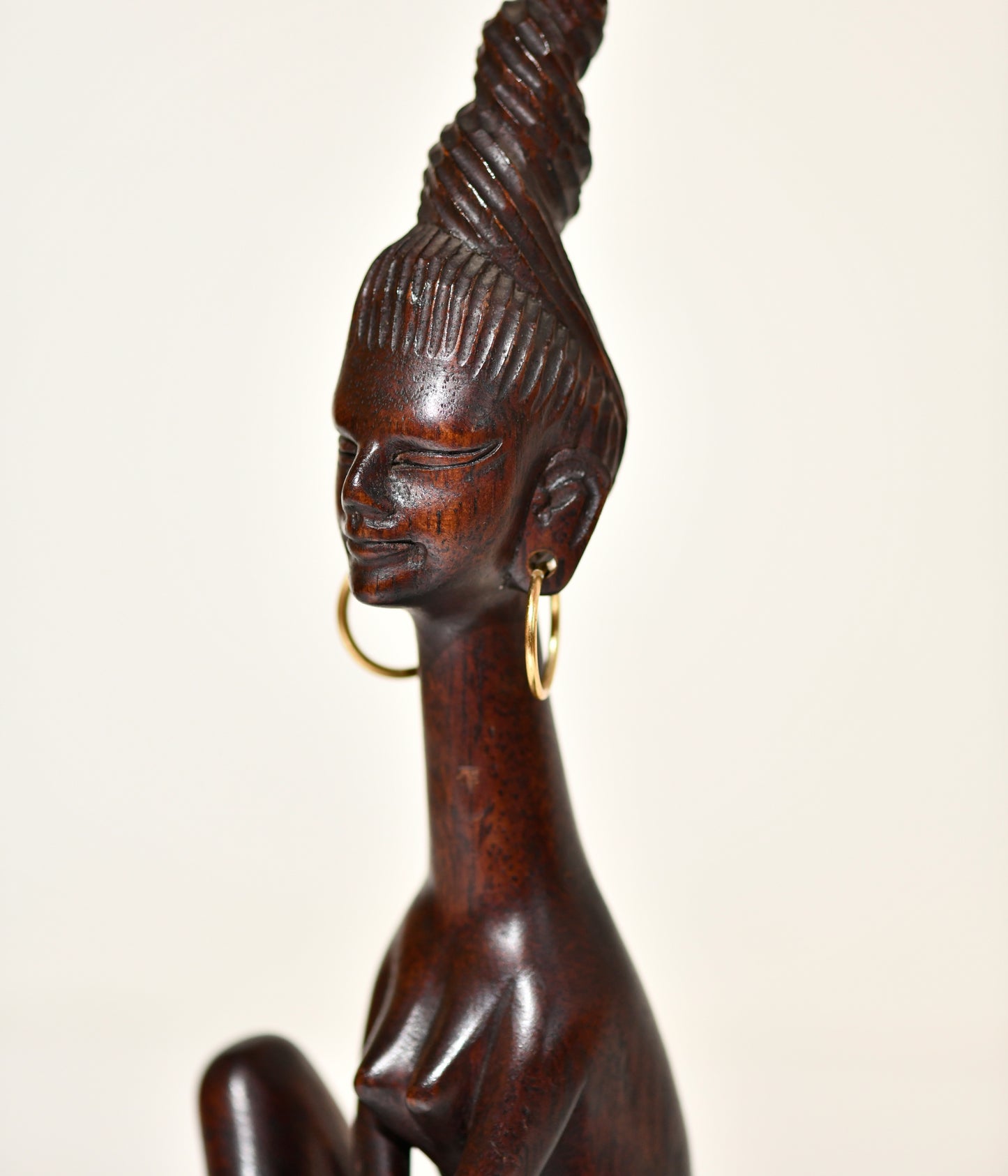 Hand Carved African Wood Statue