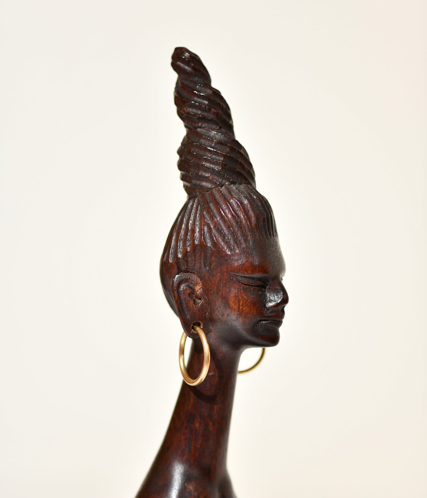 Hand Carved African Wood Statue