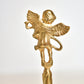 Vintage Brass Angel Kitchen Roll Holder