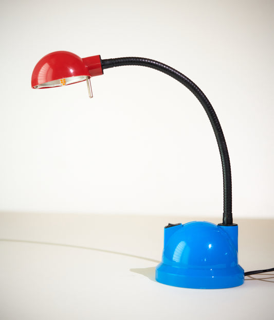 80’s Postmodern Gooseneck Table Lamp Made in Holland