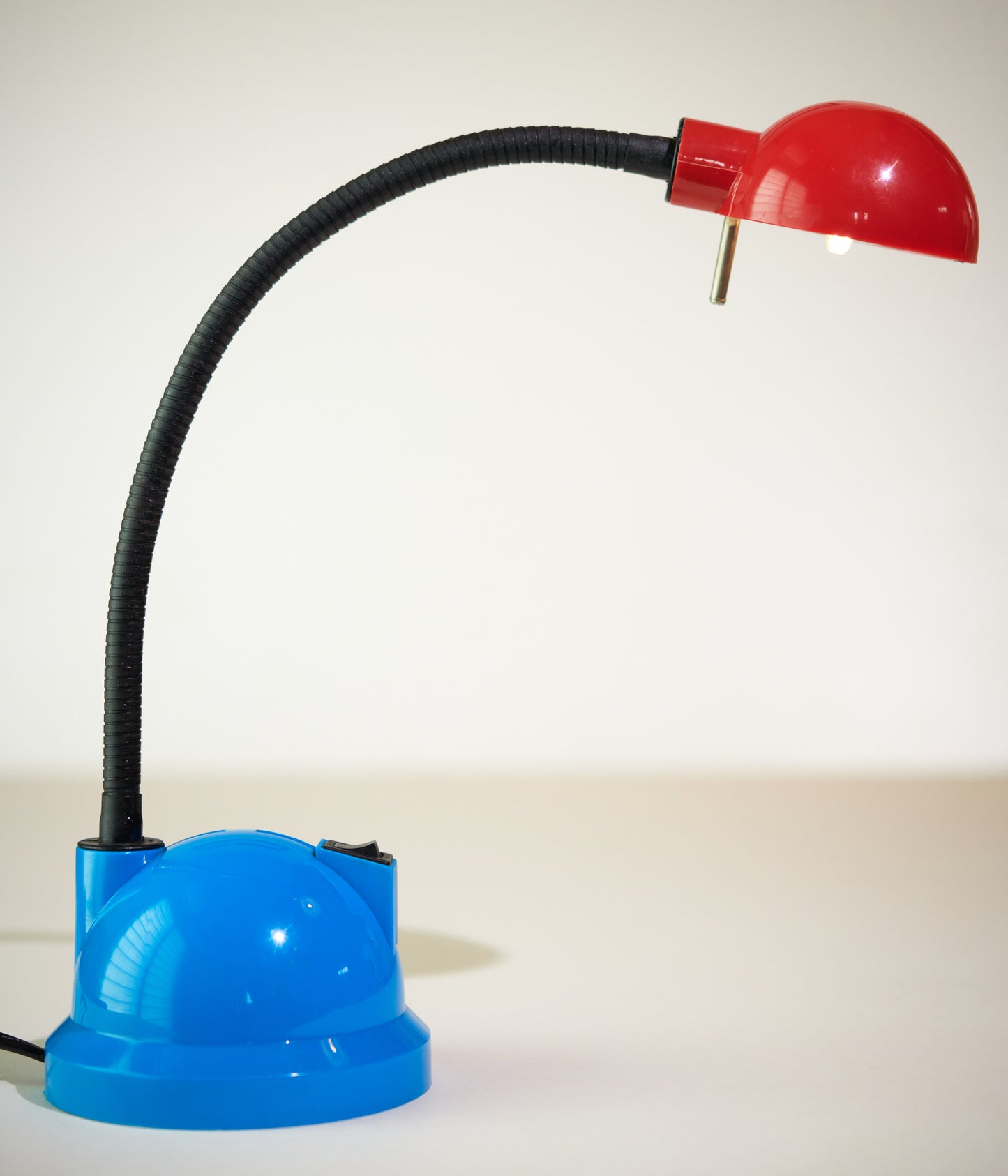 80’s Postmodern Gooseneck Table Lamp Made in Holland