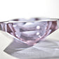 Vintage Czech glass lavender purple ashtray