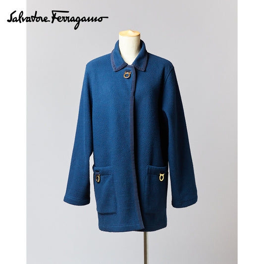 【SIZE:FREE】Salvatore Ferragamo フリースコート