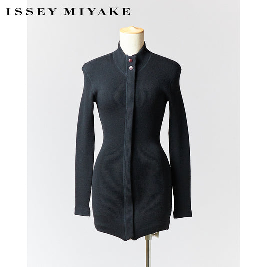 【SIZE:9】80s 90s ISSEY MIYAKE ニット ワンピース　イッセイミヤケ