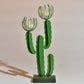 90's Iron Cactus Candleholder