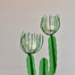 90's Iron Cactus Candleholder