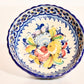 Art Lattice Weave Bowl Hand Painted in Portugal