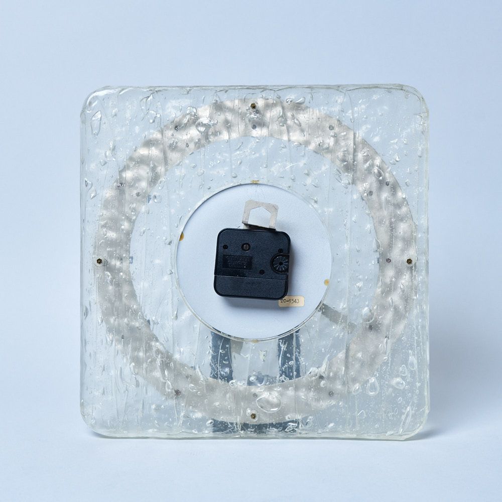 1970s Space Age Midcentury Kienzle Germany Ice Look Clock スペースエイジ ミッドセンチュリー ドイツ キンツレー