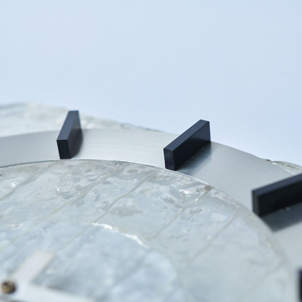 1970s Space Age Midcentury Kienzle Germany Ice Look Clock スペースエイジ ミッドセンチュリー ドイツ キンツレー