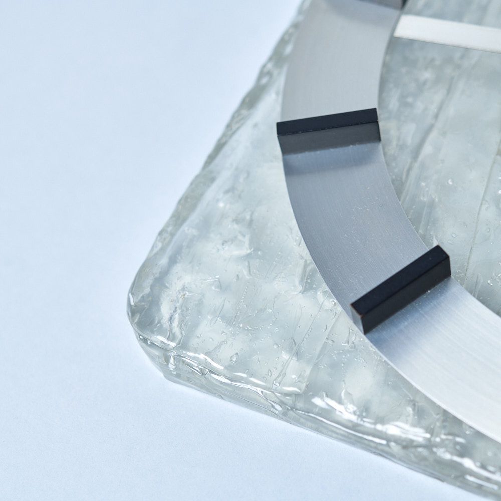 1970s Space Age Midcentury Kienzle Germany Ice Look Clock スペースエイジ ミッドセンチュリー ドイツ キンツレー