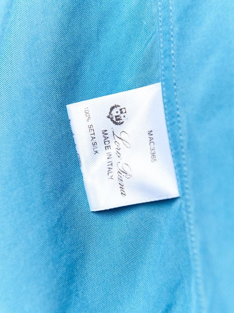 【XS】Lolo Piana ロロピアーナ シルク100%シャツ