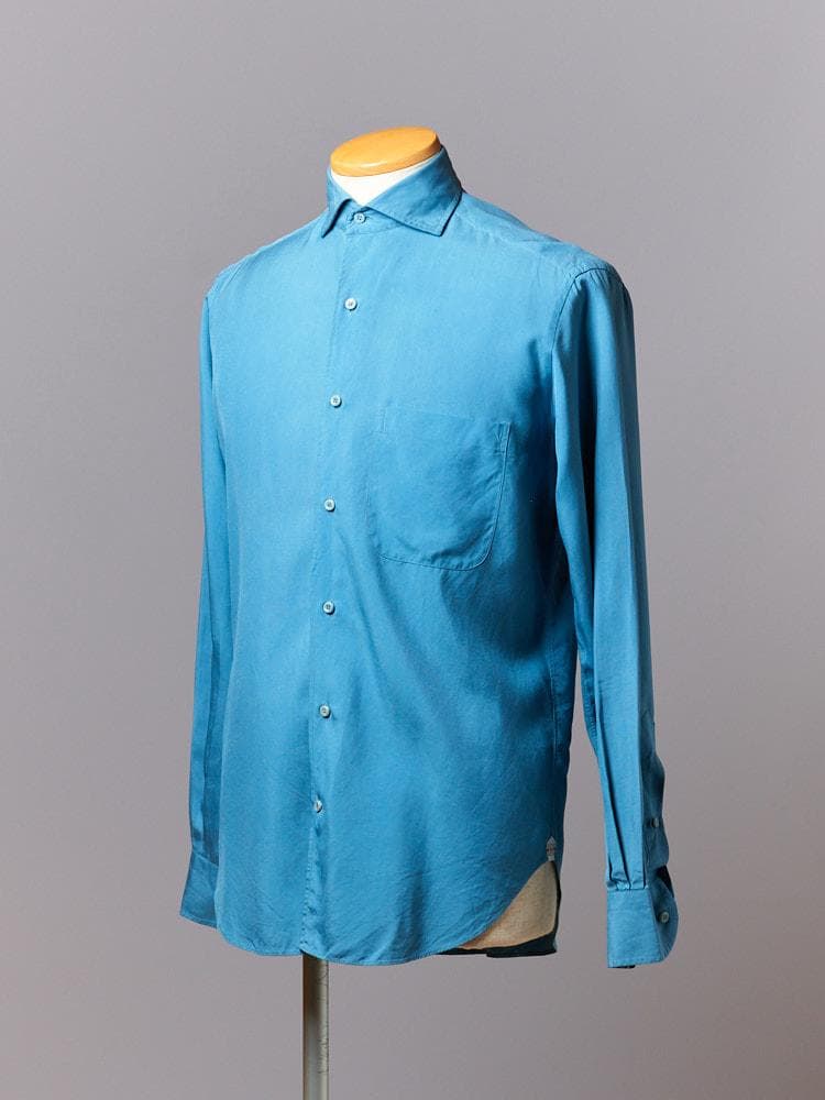 【XS】Lolo Piana ロロピアーナ シルク100%シャツ