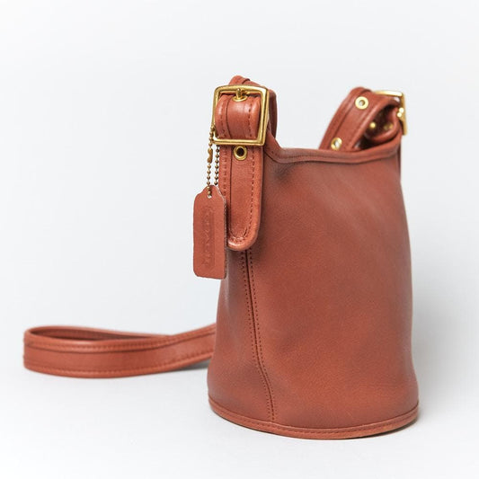 【美品OLD COACH】オールドコーチ　バケツ型　ショルダーバッグ