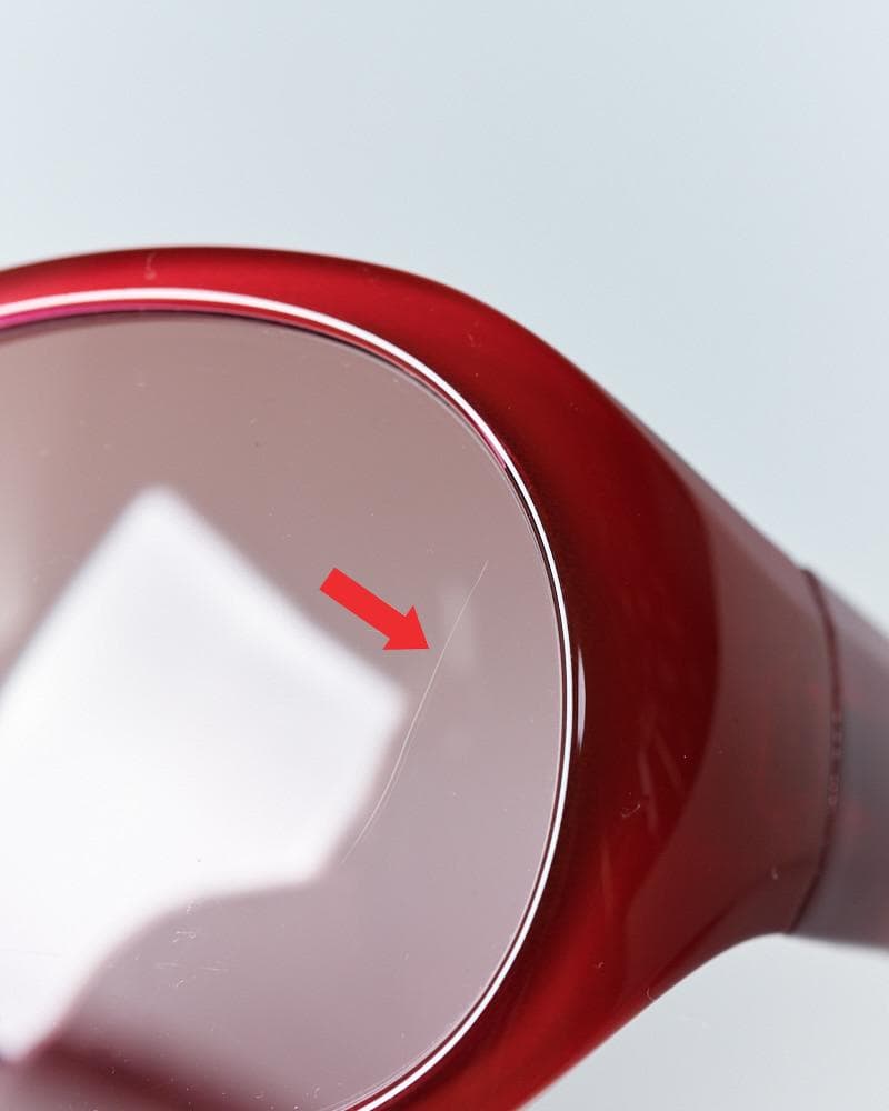 【58-17 130】ケース付 FENDI 度なしサングラス バーガンディー