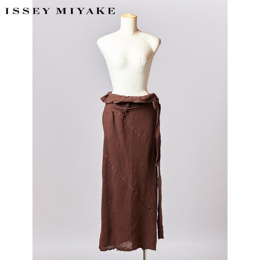 【SIZE:M】希少1998ss ISSEY MIYAKE リネンスカート