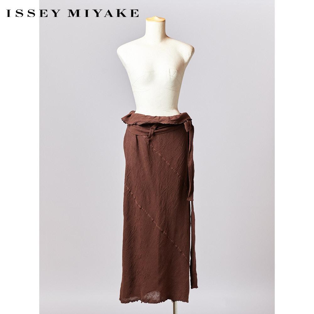【SIZE:M】希少1998ss ISSEY MIYAKE リネンスカート