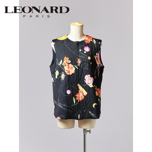 【SIZE:約38】LEONARD リバーシブルベスト
