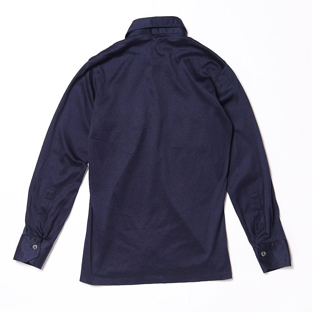 【SIZE:FR36】CELINEヴィンテージセリーヌシャツ ネイビー 刺繍