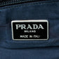【30.5cm×23.5cm×マチ有】PRADA レザーナイロンショルダーバッグ