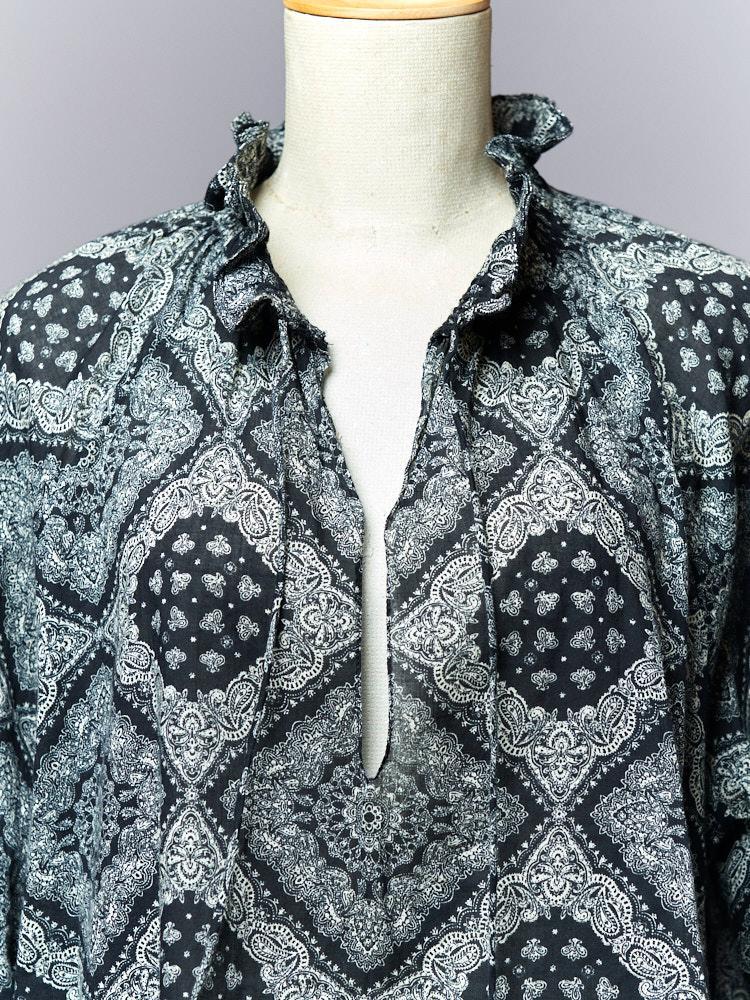 【SIZE:40】2018 SAINT LAURENT コットン100% シアー