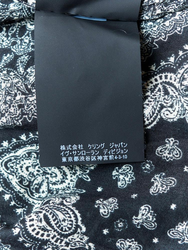 【SIZE:40】2018 SAINT LAURENT コットン100% シアー