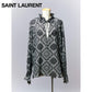 【SIZE:40】2018 SAINT LAURENT コットン100% シアー