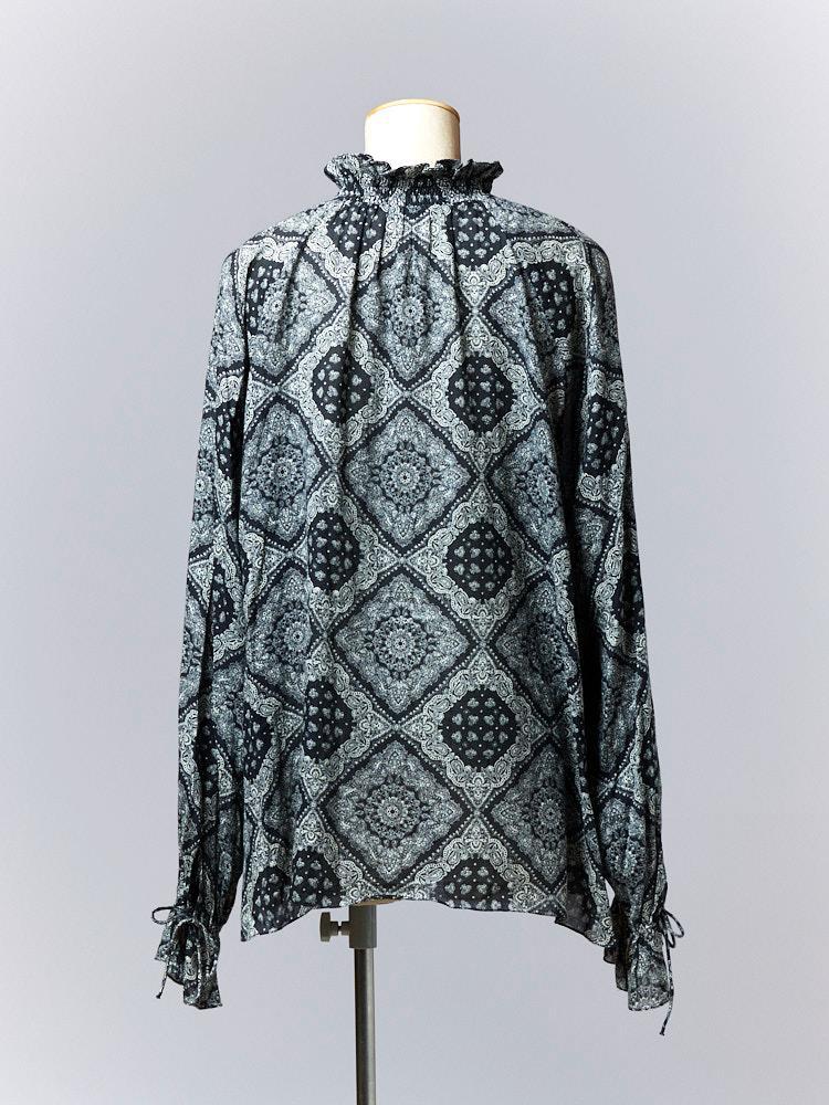 【SIZE:40】2018 SAINT LAURENT コットン100% シアー