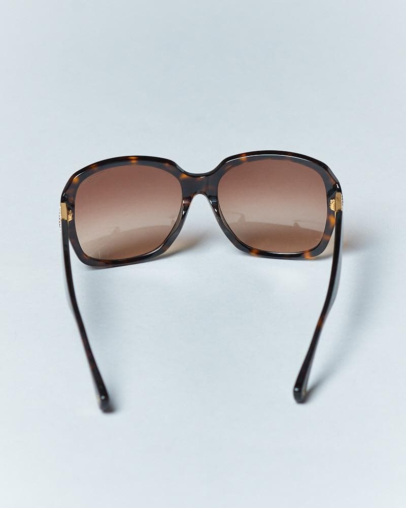 【58□17-140】COACH 度なしベッコウサングラス